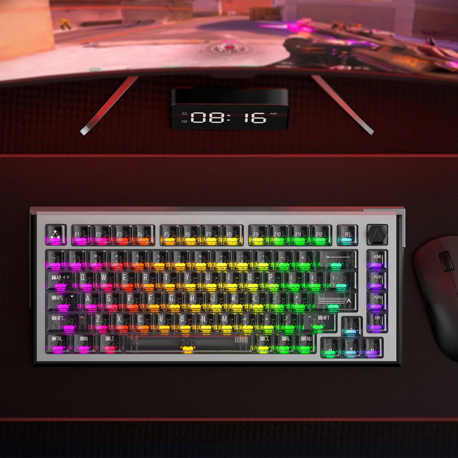 Drunkdeer A75 Ultra HE Magnetic Switch Keyboard,Rapid Trigger,Socd,Dks,Self-Developed "Qian" Switches,Proprietary Floating Gasket Design by Drunkdeer