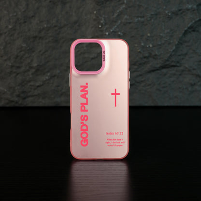 GOD’S PLAN Cross Isaiah for Iphone Samsung Galaxy Case Iphone 17Pro Max Air 16E 15Plus 14 13 12 11 XR XS S25 S24 S23 S22 Phone Case, God'S Gift, Faith, Personality, Gradient, Protective Silicone Cover, Protection Durable, Shockproof Drop.Wc71