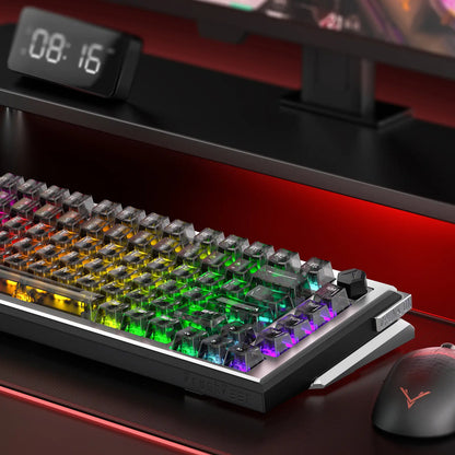 Drunkdeer A75 Ultra HE Magnetic Switch Keyboard,Rapid Trigger,Socd,Dks,Self-Developed "Qian" Switches,Proprietary Floating Gasket Design by Drunkdeer