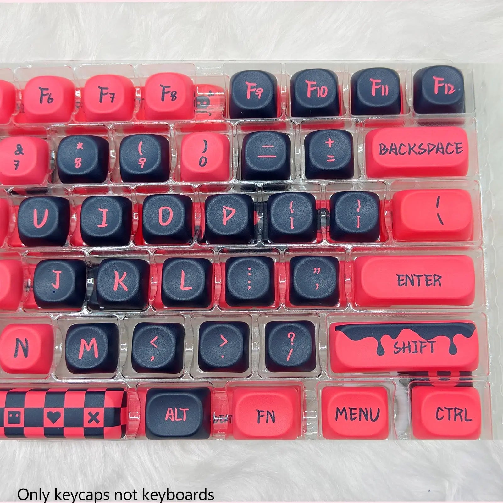 Sweetheart-Themed Mechanical Keyboard Keycap Set, PBT Material, Compatible with Multiple Layouts (61/68/75/84/87/89/96/98/100/104/108), Ideal for Gaming