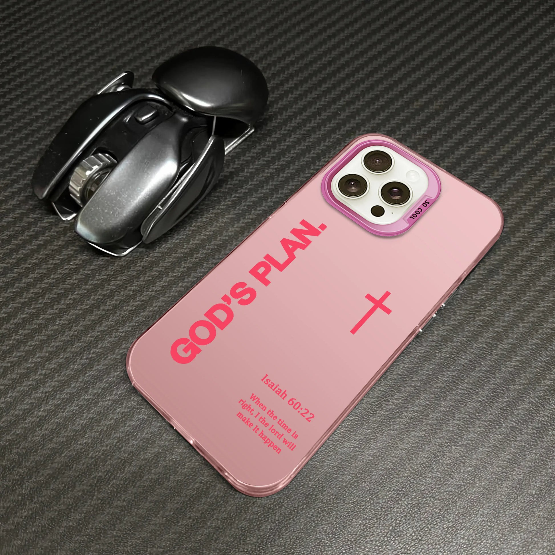 GOD’S PLAN Cross Isaiah for Iphone Samsung Galaxy Case Iphone 17Pro Max Air 16E 15Plus 14 13 12 11 XR XS S25 S24 S23 S22 Phone Case, God'S Gift, Faith, Personality, Gradient, Protective Silicone Cover, Protection Durable, Shockproof Drop.Wc71