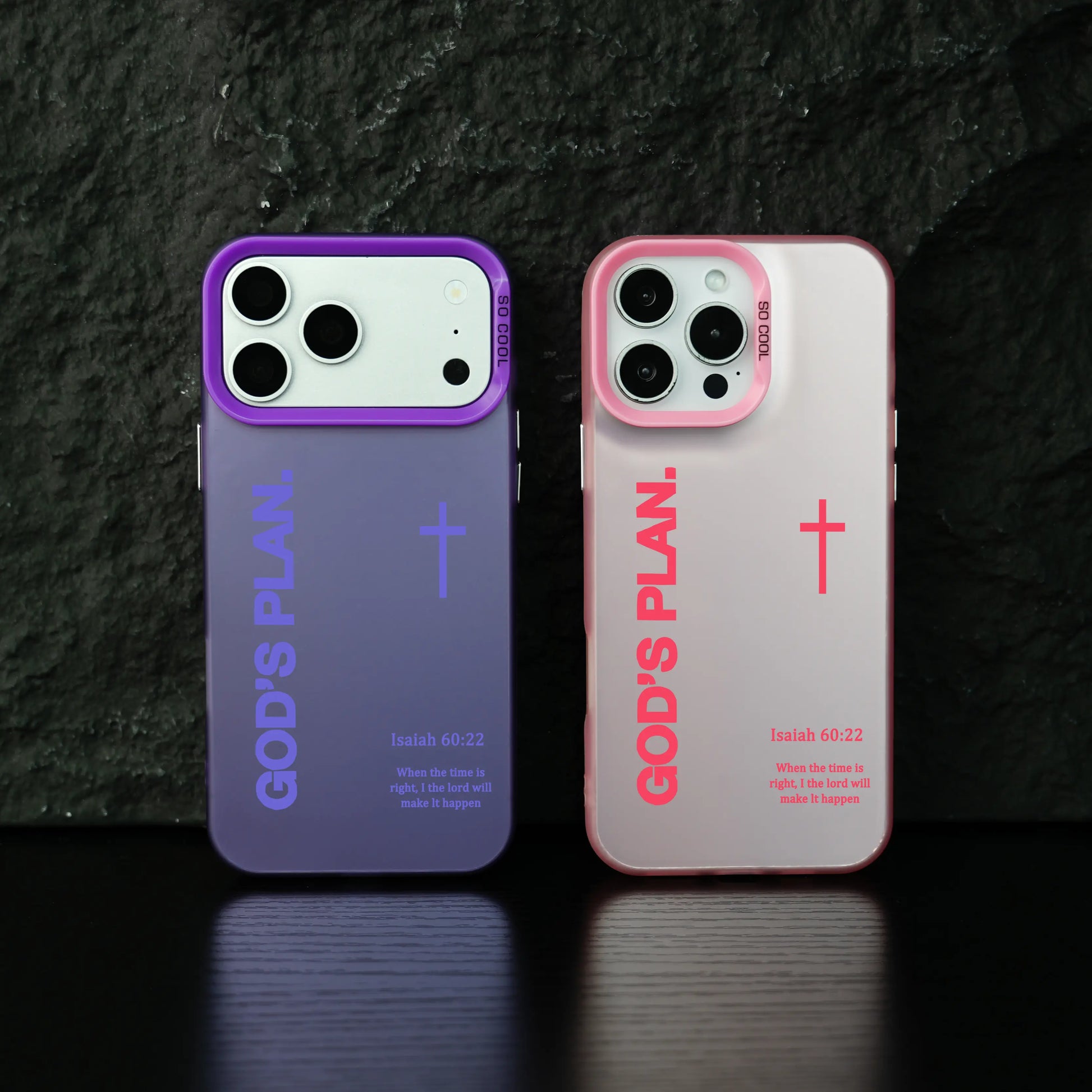 GOD’S PLAN Cross Isaiah for Iphone Samsung Galaxy Case Iphone 17Pro Max Air 16E 15Plus 14 13 12 11 XR XS S25 S24 S23 S22 Phone Case, God'S Gift, Faith, Personality, Gradient, Protective Silicone Cover, Protection Durable, Shockproof Drop.Wc71