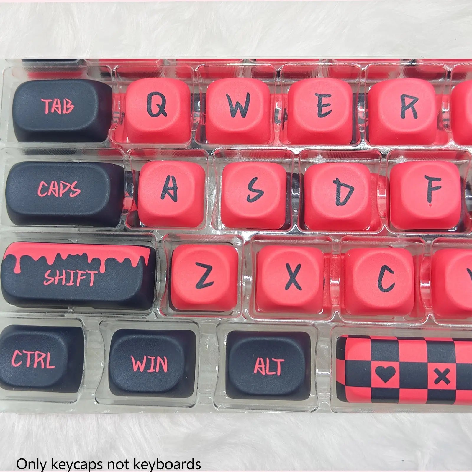 Sweetheart-Themed Mechanical Keyboard Keycap Set, PBT Material, Compatible with Multiple Layouts (61/68/75/84/87/89/96/98/100/104/108), Ideal for Gaming