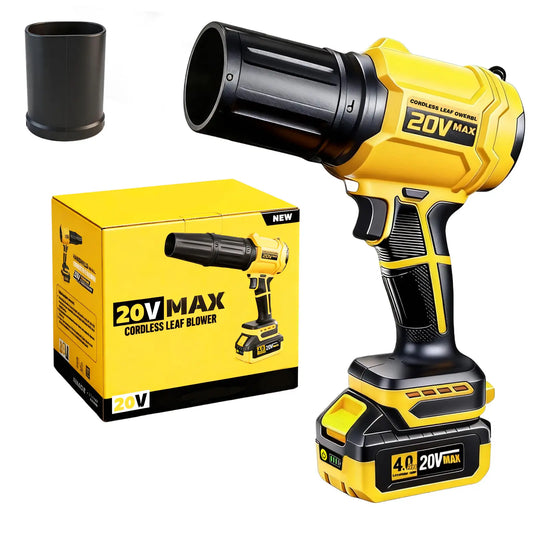 【Summervibes 】Brushless Cordless Leaf Blower for Dewalt 20V MAX Battery，4.0Ah 20V Electric Blower for Gardens Lawns Driveways Portable Power Station Home