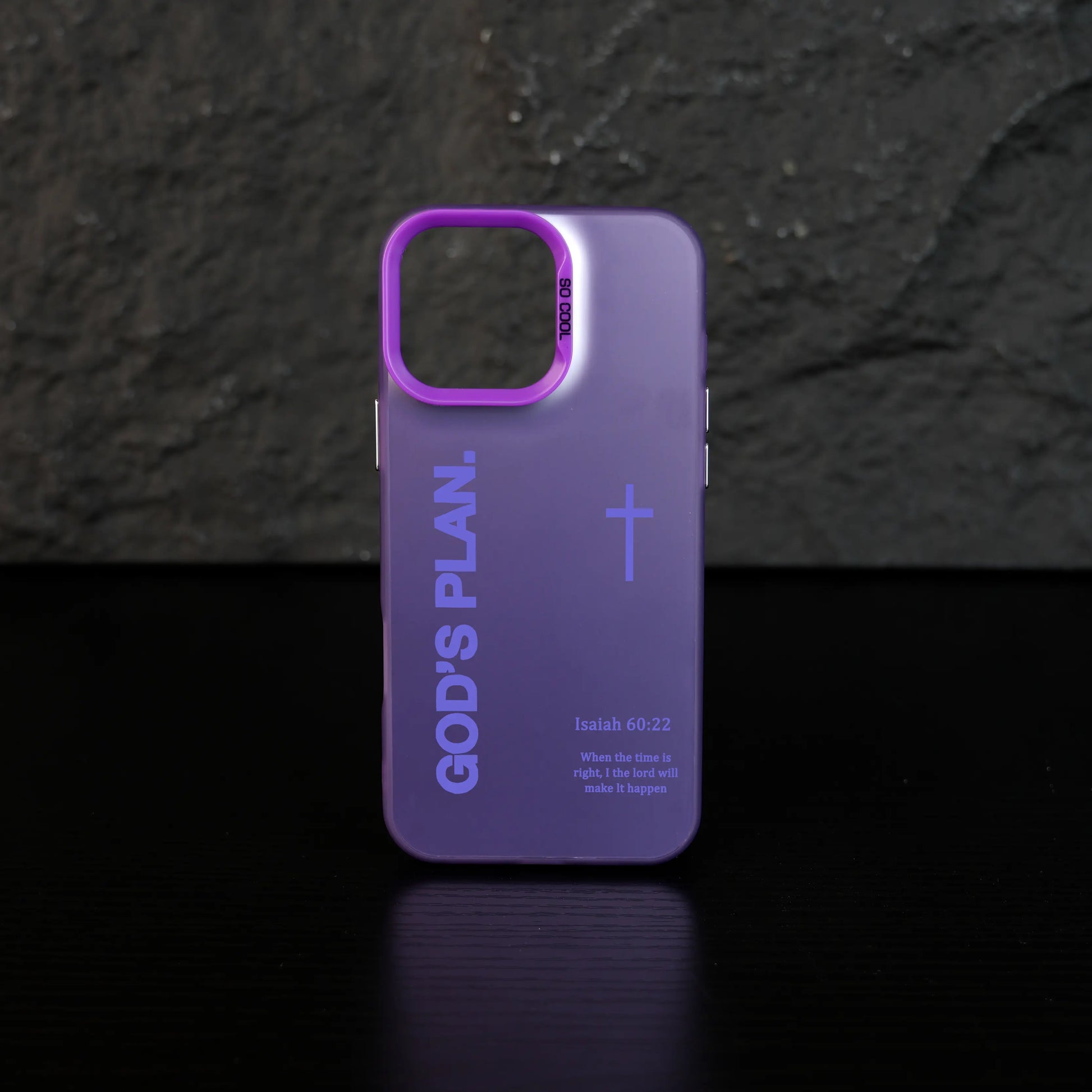 GOD’S PLAN Cross Isaiah for Iphone Samsung Galaxy Case Iphone 17Pro Max Air 16E 15Plus 14 13 12 11 XR XS S25 S24 S23 S22 Phone Case, God'S Gift, Faith, Personality, Gradient, Protective Silicone Cover, Protection Durable, Shockproof Drop.Wc71